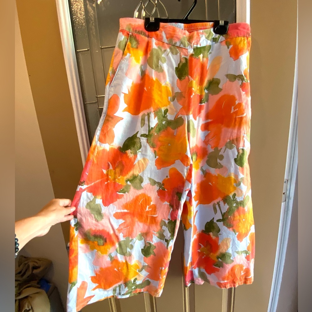 NEW Joie Multicolor Linen Pants
